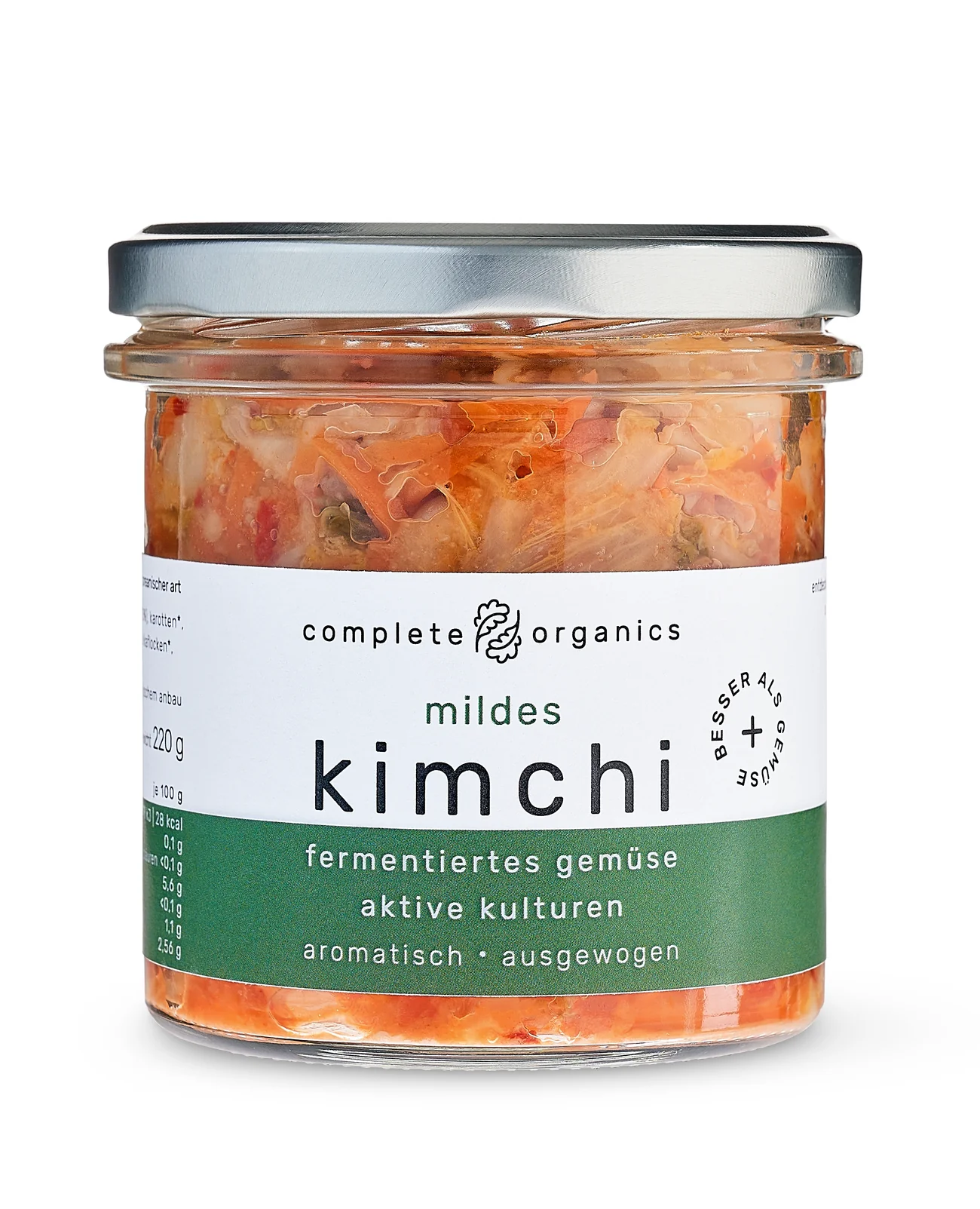 Completeorganics Kimchi doux bio 240g